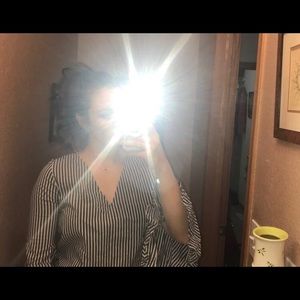 Blue stripped blouse